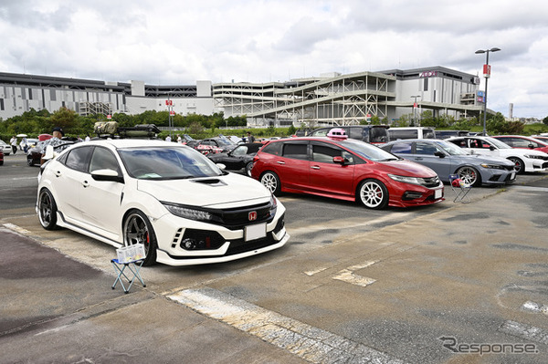 ホンダ車エリア…CARTUNE ALL USERS MEET神戸
