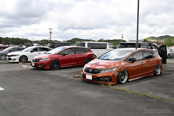 ホンダ車エリア…CARTUNE ALL USERS MEET神戸