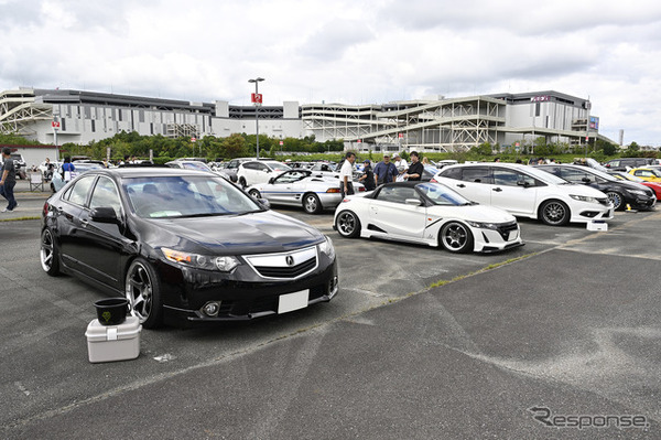 ホンダ車エリア…CARTUNE ALL USERS MEET神戸