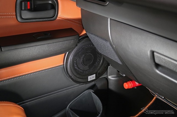 ランクル80のオーディオリフレッシュのメインメニューとなったのはフロントスピーカー。音質を大きくレベルアップした。