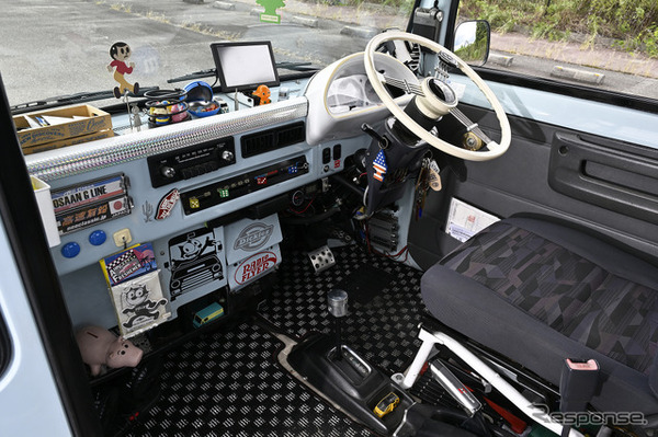 custom-おやぢさん　ミラウォークスルーバン…CARTUNE ALL USERS MEET神戸