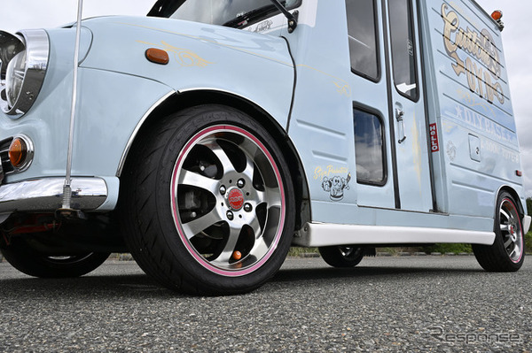 custom-おやぢさん　ミラウォークスルーバン…CARTUNE ALL USERS MEET神戸