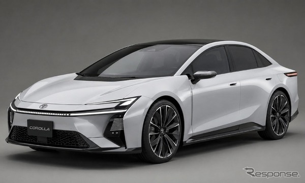 トヨタ カローラ 次期型の予想CG