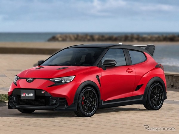 トヨタ ヤリス 次期型の予想CG