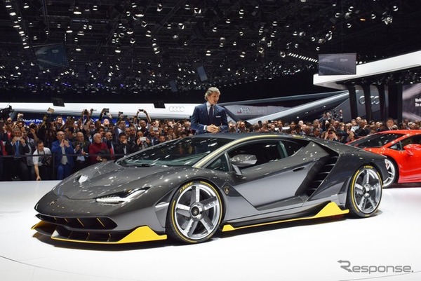 初公開となったランボルギーニの新型スーパーカー『センテナリオ』