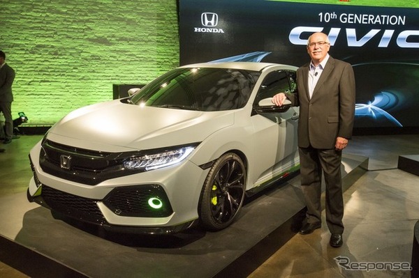 ホンダ シビック ハッチバック 次期型のプロトタイプ（ニューヨークモーターショー16）