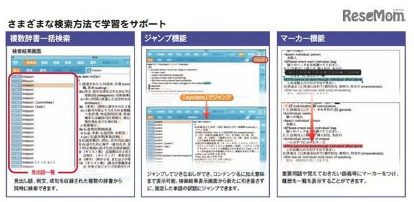 語句楽辞典の機能