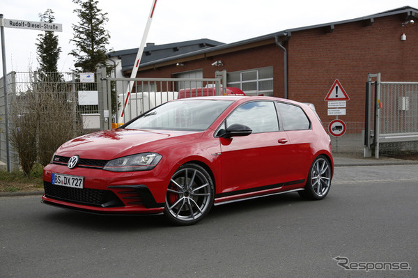 VW ゴルフGTI クラブスポーツS スクープ写真