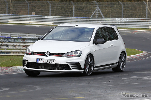 VW ゴルフGTI クラブスポーツS スクープ写真