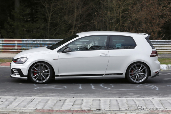 VW ゴルフGTI クラブスポーツS スクープ写真