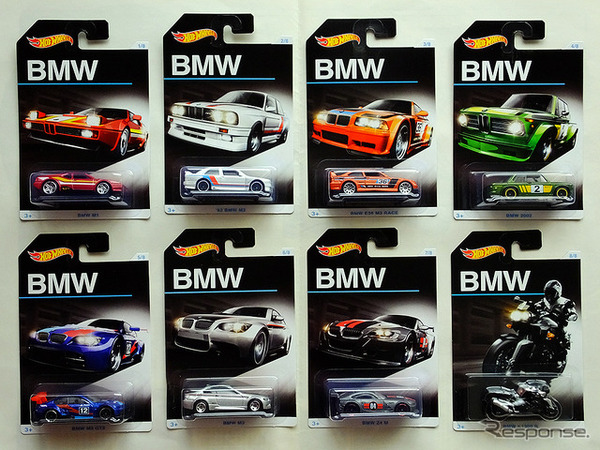 BMW新旧8車種がラインナップされたホットウィール BMW誕生100周年記念モデル「HW BMWアニバーサリーアソート」
