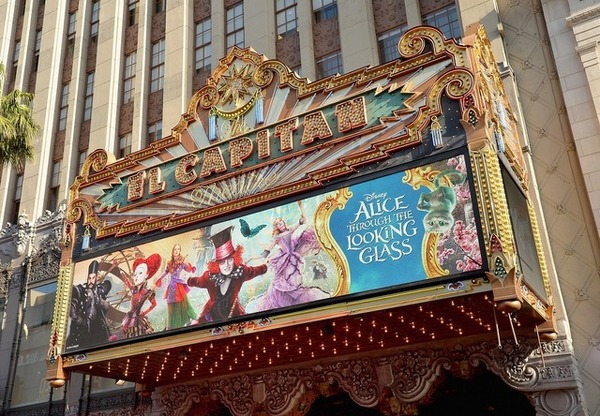 『アリス・イン・ワンダーランド／時間の旅』 USプレミア（C）2016 Disney Enterprises, Inc. All Rights Reserved.