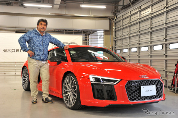 アウディ R8と斎藤聡氏