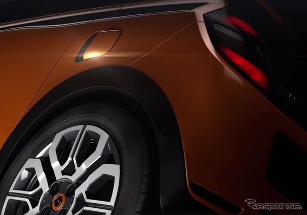 ルノー スポールの謎の新型車の予告イメージ