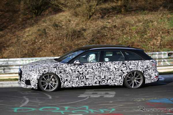 アウディ RS4アバント スクープ写真