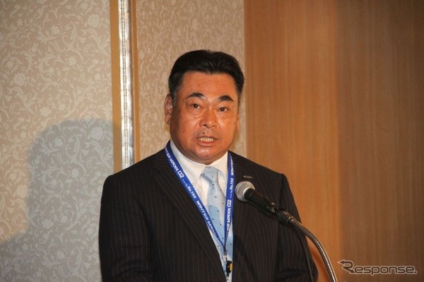 執行役員 増田栄一氏（タイヤ国内リプレス営業本部長）