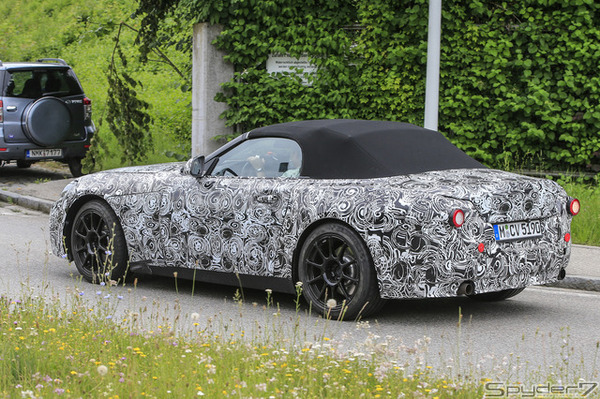 トヨタ BMW Z5 スクープ写真
