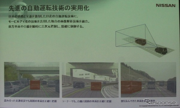 単眼カメラだが、立体、位置などもほぼ問題なく認識できる