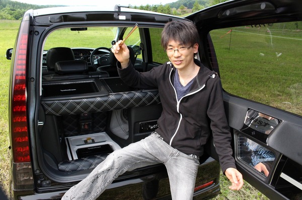 カスタムのみならず高音質の追求にも余念がないオーナーの柴田さん。３ウェイ化によるサウンドの充実ぶりに満足感も高いという。