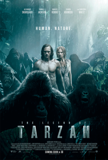 『ターザン：REBORN』US版ポスター（C）2016 Edgar Rice Burroughs, Inc. and Warner Bros. Ent. All Rights Reserved