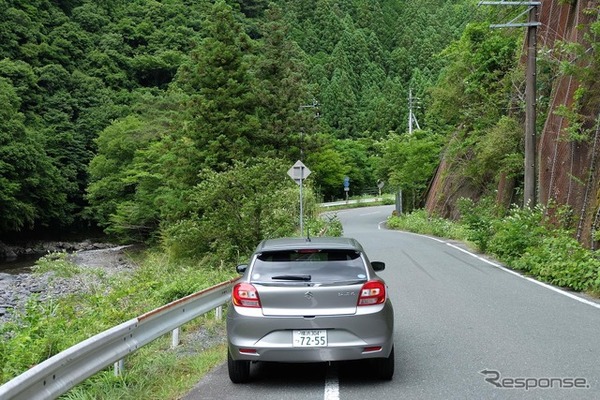 浜松から南アルプスへ分け入る国道362号線。