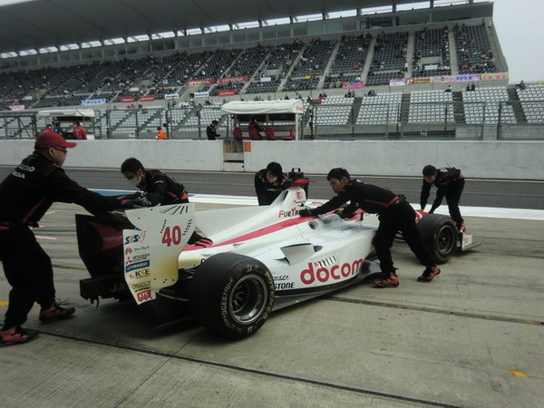 #40 野尻は第2レース予選3位。