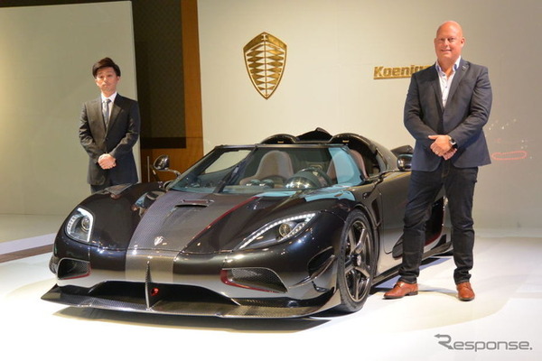 ケーニグセグ アゲーラ RSR 発表会