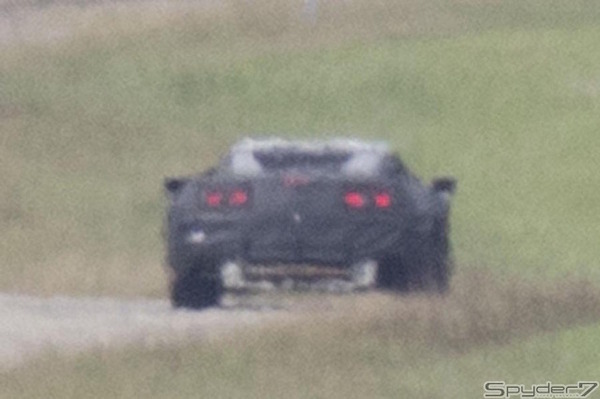 シボレー　コルベットC8 スクープ写真