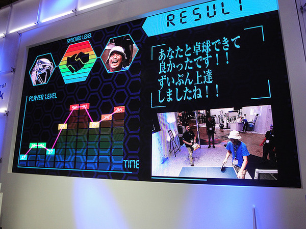 オムロン2016年版卓球ロボット「フォルフェウス（FORPHEUS）」（CEATEC JAPAN 2016 幕張メッセ 10月4～7日）