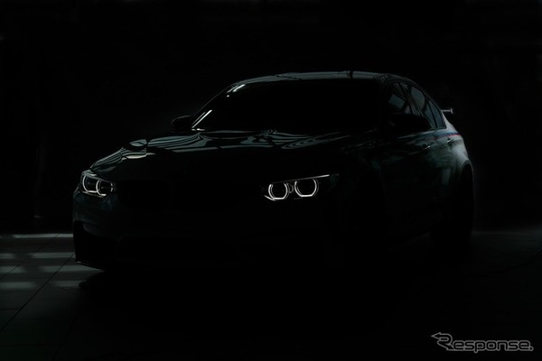 BMWの新たなMパフォーマンスパーツの予告イメージ