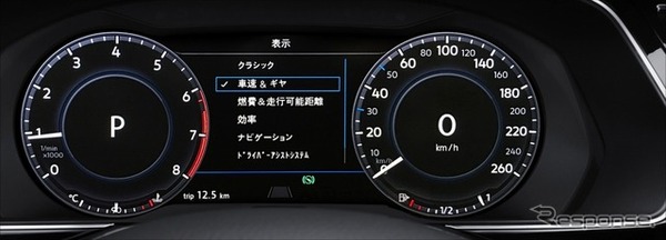 デジタルメータークラスター“Active Info Display”