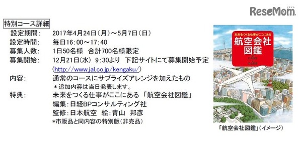 JAL工場見学～SKY MUSEUM～　特別コース詳細