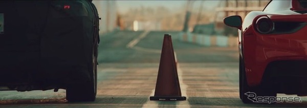 ファラデー・フューチャーの新型EVとフェラーリ488GTBが0-96km/h加速を競う