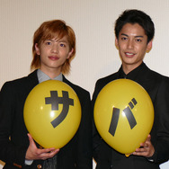 大野拓朗、志尊淳／『サバイバルファミリー』初日舞台挨拶