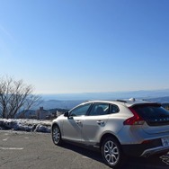 箱根峠にて。