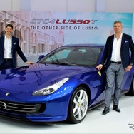 フェラーリ極東中東エリア統括CEOのディータークネヒテル氏（右）とフェラーリ・ジャパン＆コリア 代表取締役社長のリノ・デパオリ氏（左）
