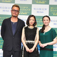 権野元監督、松雪泰子、ミムラ／「5人のジュンコ」完成披露試写会