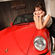「外車王」イメージガールの立花サキ（輸入車オーナー会議）。