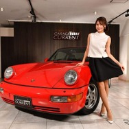 「外車王」イメージガールの立花サキ（輸入車オーナー会議）。