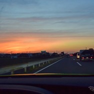川越街道を走行中。流れはスムーズで、しかもそれほどスピードも速くないというのはEVにとって最も追い風のコンディション。