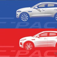 ジャガー E-PACE（下）と F-PACE（上）