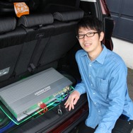 ますますオーディオのインストールに魅力されてきたというオーナー。次なるカスタムは立体感を感じさせるデザインを目指すという。