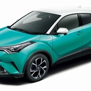 トヨタ C-HR G（ホワイト×ラディアントグリーンメタリック）＜オプション装着車＞