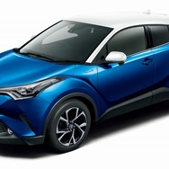 トヨタ C-HR G（ホワイト×ブルーメタリック）＜オプション装着車＞