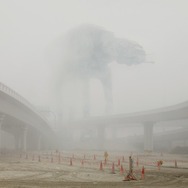 Dark Lens, AT-AT in Fog, Dubai, 2009 &copy; Cédric Delsaux
