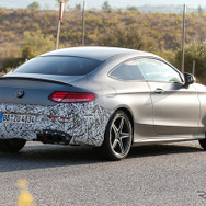 メルセデス AMG C43 クーペ　スクープ写真