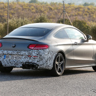 メルセデス AMG C43 クーペ　スクープ写真