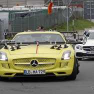 メルセデス初のEVスーパーカー 開発テスト車両 スクープ写真