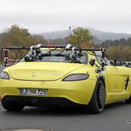 メルセデス初のEVスーパーカー 開発テスト車両 スクープ写真