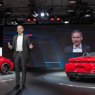 ポルシェ718ボクスターGTSと718ケイマンGTS（ロサンゼルスモーターショー2017）